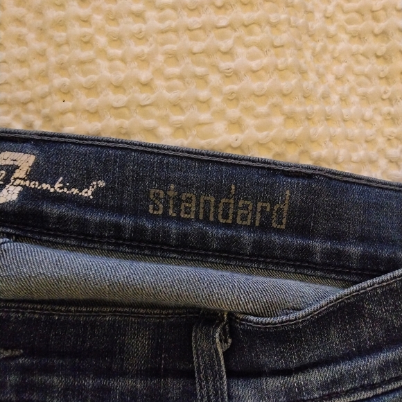 7 For All Mankind Men's Dark Wash Standard Jeans Size 38 Contemporary Denim - Picture 8 of 10